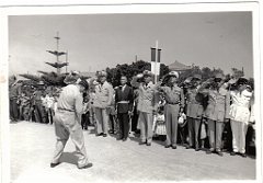BOU SFER 06 JUILLET 1958 POSE DE LA PREMIERE PIERRE DU MONUMENT AUX MORTS 026